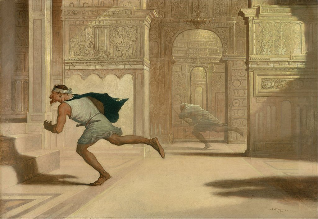 Run, William Rimmer Title Flight and Pursuit Date 1872