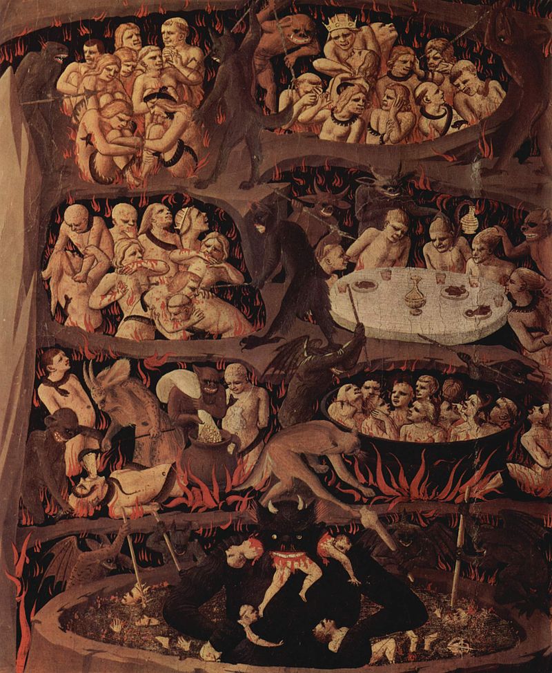 Fra Angelico (1395-1455) The Last Judgment, Domain, Evil