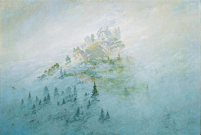 Cania, Caspar David Friedrich (1774-1840) Title: Morning mist in the mountains
