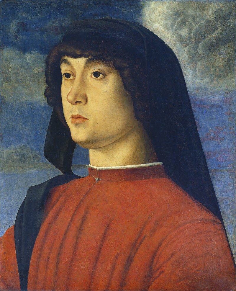 Giovanni Bellini (14301516) Title: Portrait of a Young Man in Red, Devil, Basileus