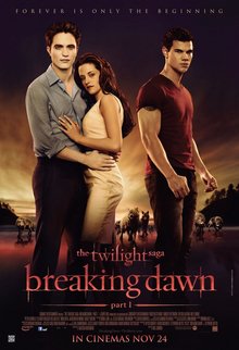 This is a poster for The Twilight Saga: Breaking Dawn. The poster art copyright is believed to belong to Summit Entertainment.