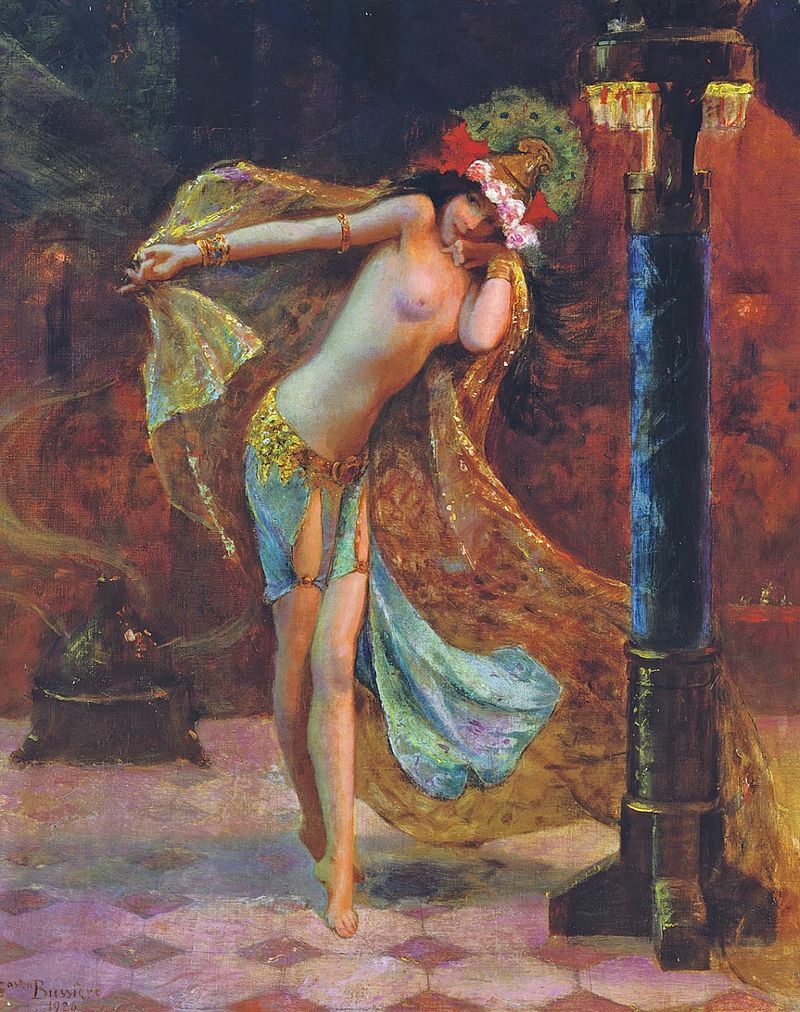 Salome, based on Oscar Wilder's Salome play Gaston Bussière (1862–1928) 