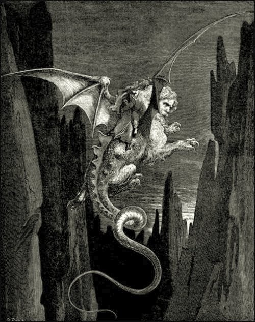 Gustave Doré illustration of Geryon for The Divine Comedy.