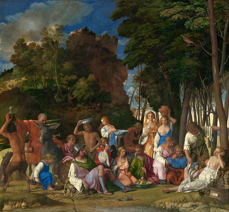 Domain Fertility, Giovanni Bellini and Titian - The Feast of the Gods, Domain, Fertility