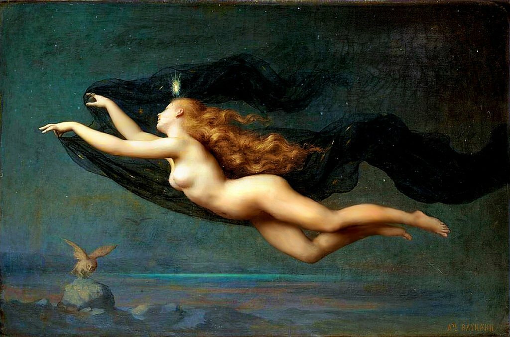Auguste Raynaud, French (1854 - 1937) Title La Nuit, Body, Domain