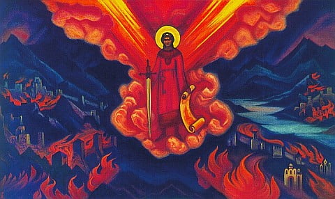 Nicholas Roerich Date 1942, Angel, Solar