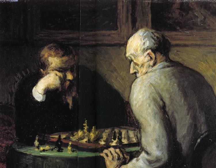 Alzheimer's, Honoré Daumier (18081879) Schachspieler 1863