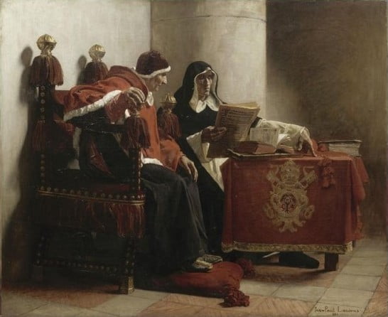 Jean-Paul Laurens (18381921) Le pape et l'inquisiteur, Domain, Law