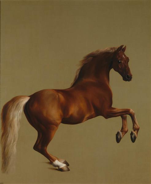 George Stubbs (1724-1806) Whistlejacket Date about 1762, Domain, Equines