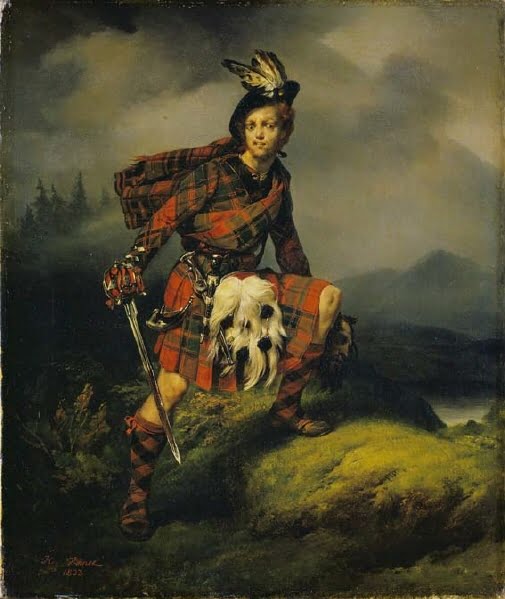 The Scottish Highlander Allan M'Aulay, Horace Vernet, 1823