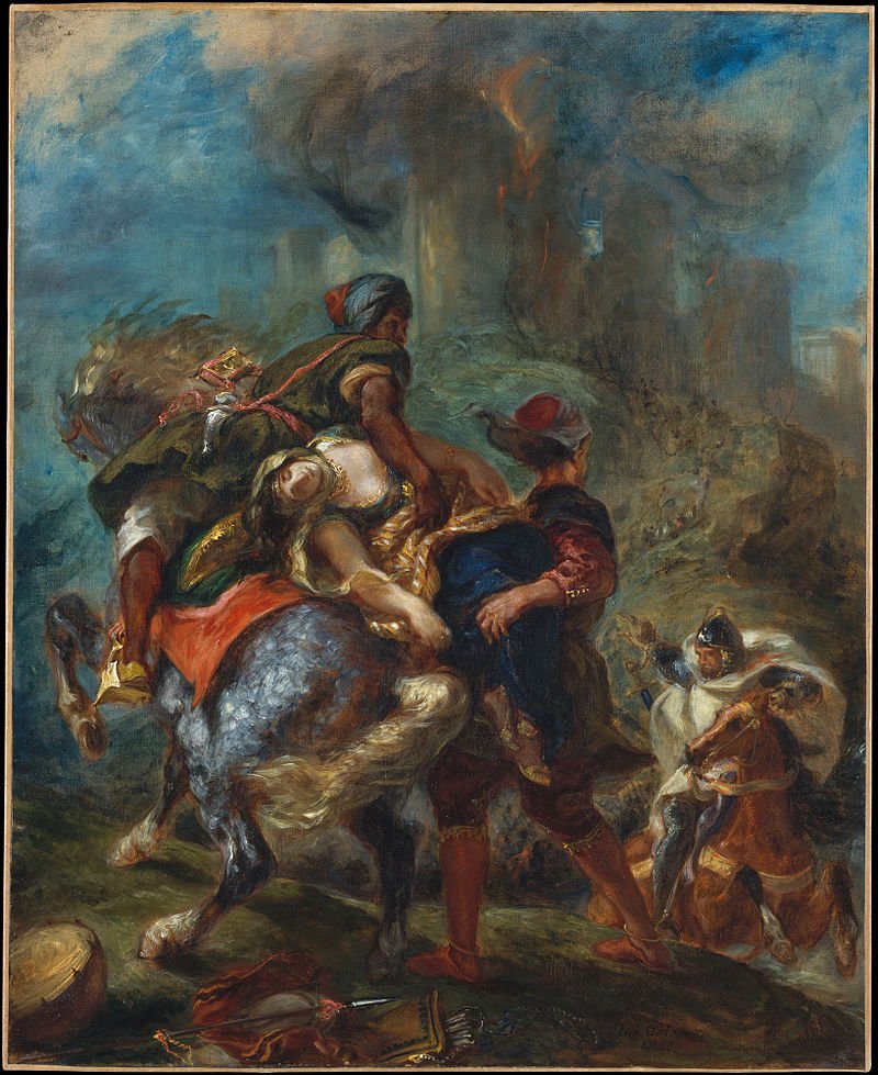 Eugène Ferdinand Victor Delacroix (17981863) The Abduction of Rebecca 1858 Scavenger