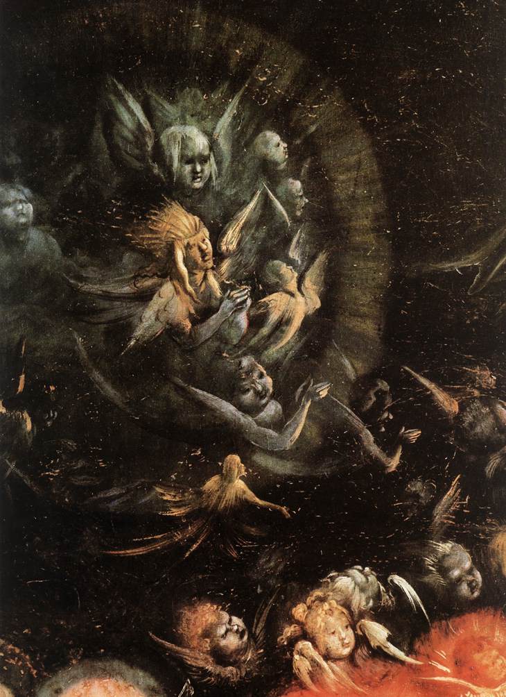 Batlings, Mathis Gothart Grünewald Title Concert of Angels (detail) 1515