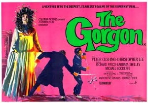 Film poster for The Gorgon - Copyright 1964, Columbia Pictures
