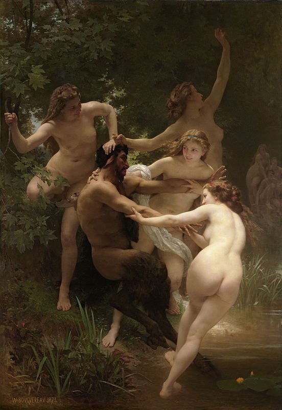 Nymphs and Satyr Sterling & Francine Clark Art Institute, Williamstown, Massachusetts, United States