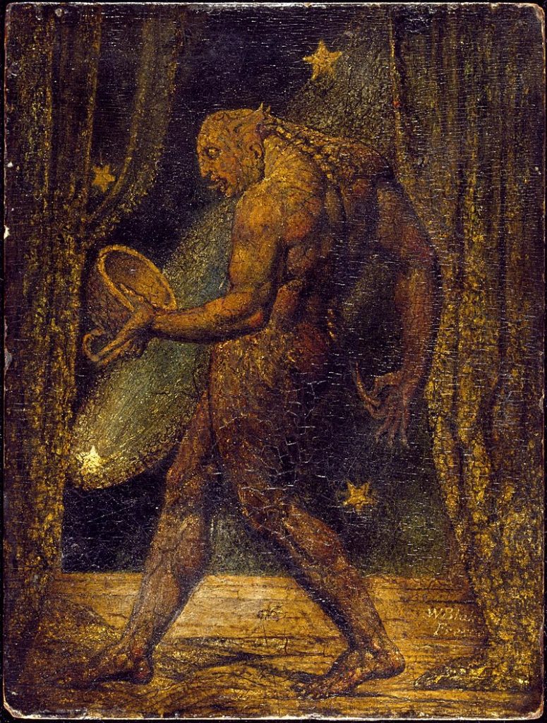 Pit Fiend, Nessian, By William Blake - The Yorck Project (2002) 10.000 Meisterwerke der Malerei (DVD-ROM), distributed by DIRECTMEDIA Publishing GmbH. ISBN: 3936122202., Public Domain, https://commons.wikimedia.org/w/index.php?curid=147894