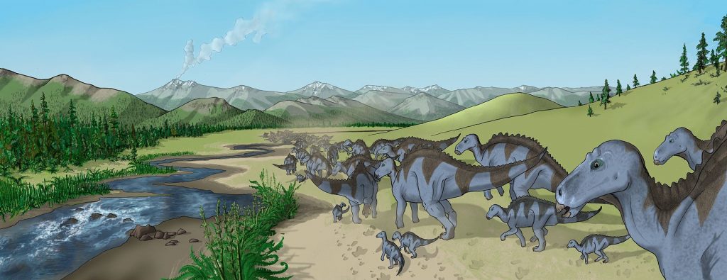 By Debivort, CC BY-SA 3.0, https://commons.wikimedia.org/w/index.php?curid=3435529, Dinosaur, Maiasaura