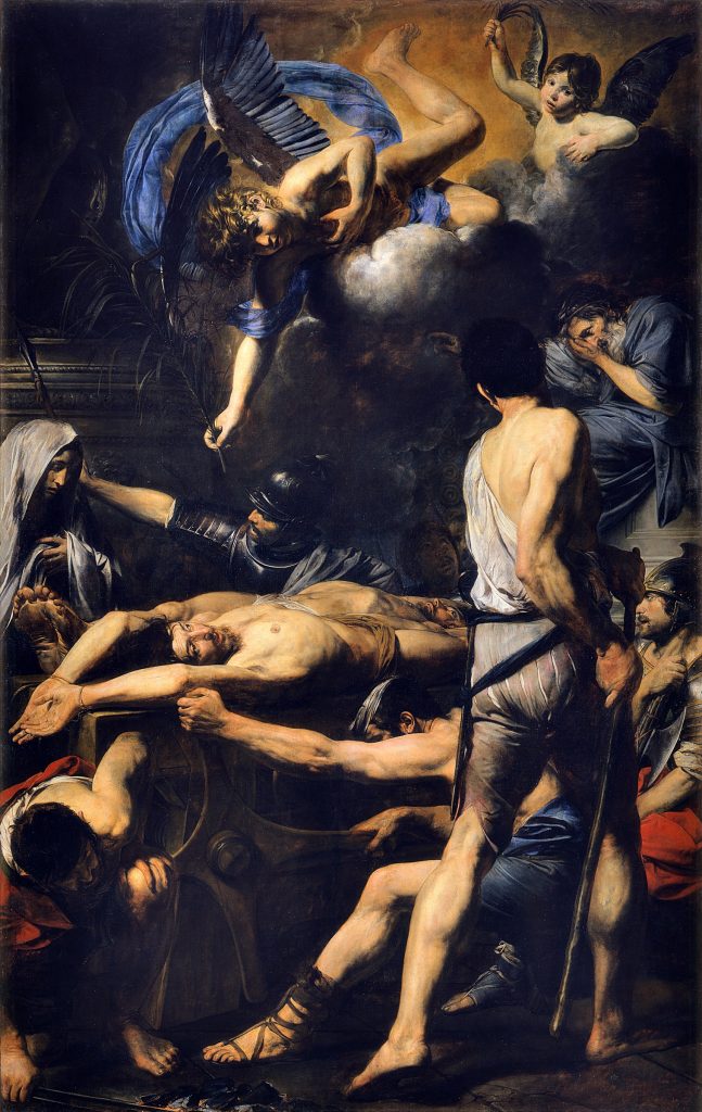 The Sacrifice, Valentin de Boulogne, Martyrdom of St Processus and St Martinian, 1629 Oil on canvas, 308 x 165 cm Pinacoteca, Vatican.