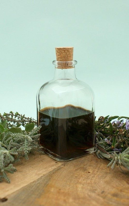 bottle, leaf, aromatherapy Antitoxin 