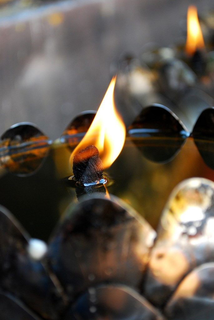 oil lamp, the lamps, incense points