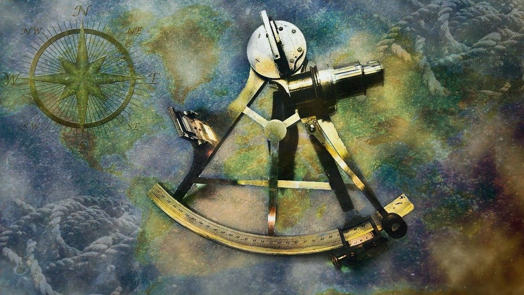 sextant, navigation, points of the compass, Sextant