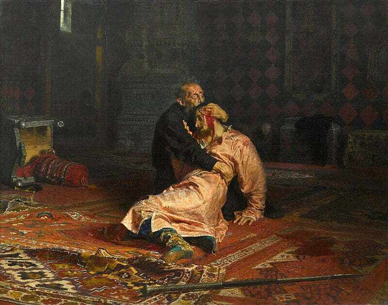 By Ilya Repin - Own work, Public Domain, https://commons.wikimedia.org/w/index.php?curid=65246054, Bloody Handed Jack