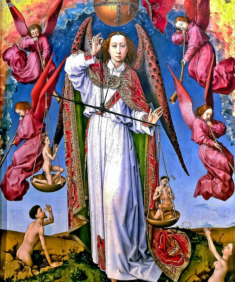 Angel, Archangel, By Rogier van der Weyden - Foto (own work): Rolf Kranz, CC BY-SA 4.0, https://commons.wikimedia.org/w/index.php?curid=94488045