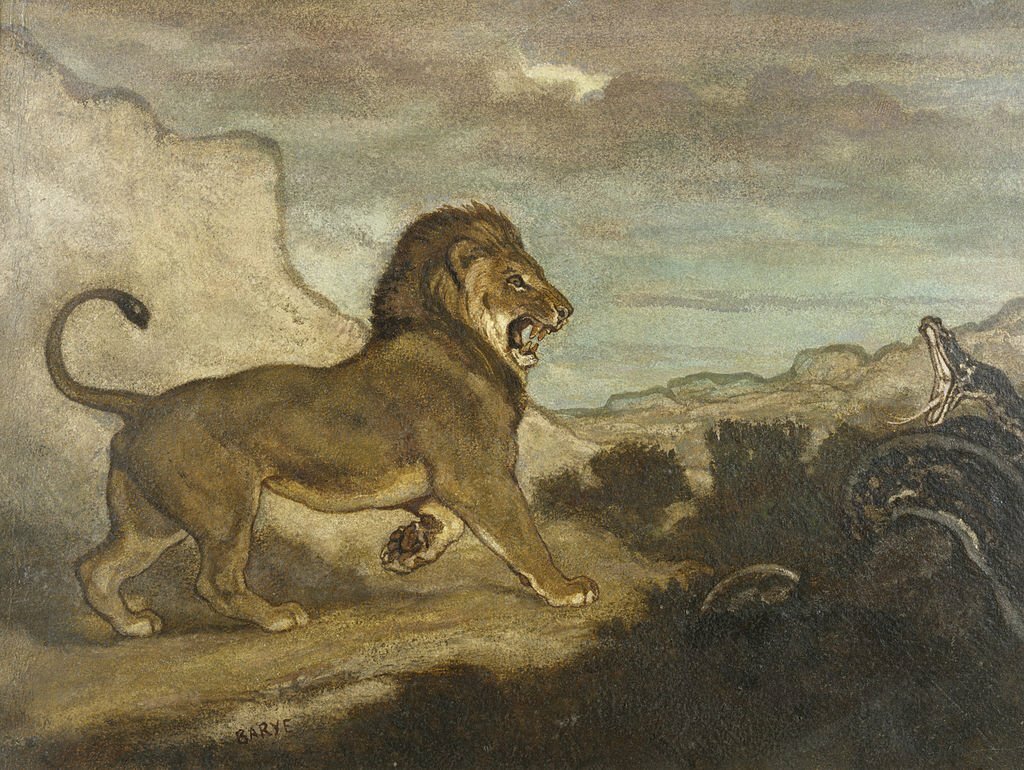 By Antoine-Louis Barye - Walters Art Museum: Home page  Info about artwork, Public Domain, https://commons.wikimedia.org/w/index.php?curid=18783423, Lion, Anarchic