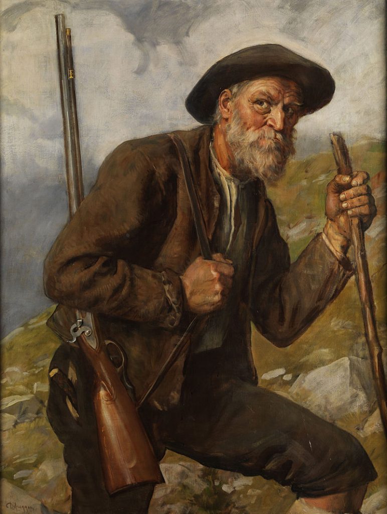 By Franz Defregger - Hampel Auctions, Public Domain, https://commons.wikimedia.org/w/index.php?curid=22728103, Trapper 