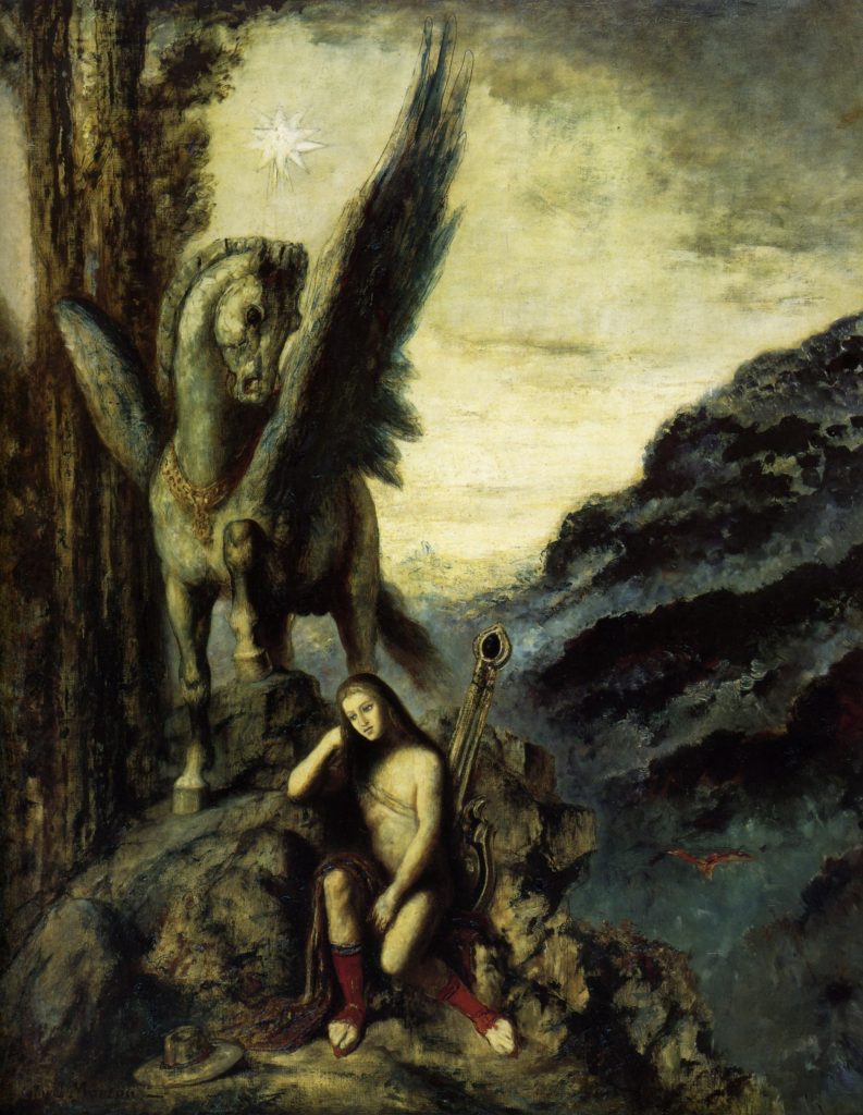 By Gustave Moreau - http://www.culture.gouv.fr/Wave/image/joconde/0002/m504104_87ee18_p.jpg, Public Domain, https://commons.wikimedia.org/w/index.php?curid=10397904, Celestial Advanced Pegasus