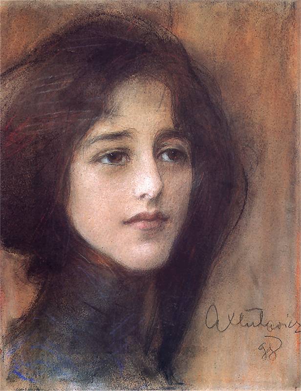 Attractive, By Teodor Axentowicz - http://www.pinakoteka.zascianek.pl/Axentowicz/Images/Portret_kobiety_1.jpg, Public Domain, https://commons.wikimedia.org/w/index.php?curid=7394792
