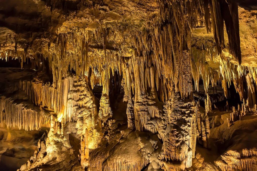 cave, stalagmites, stalactite, The Way of the Deep