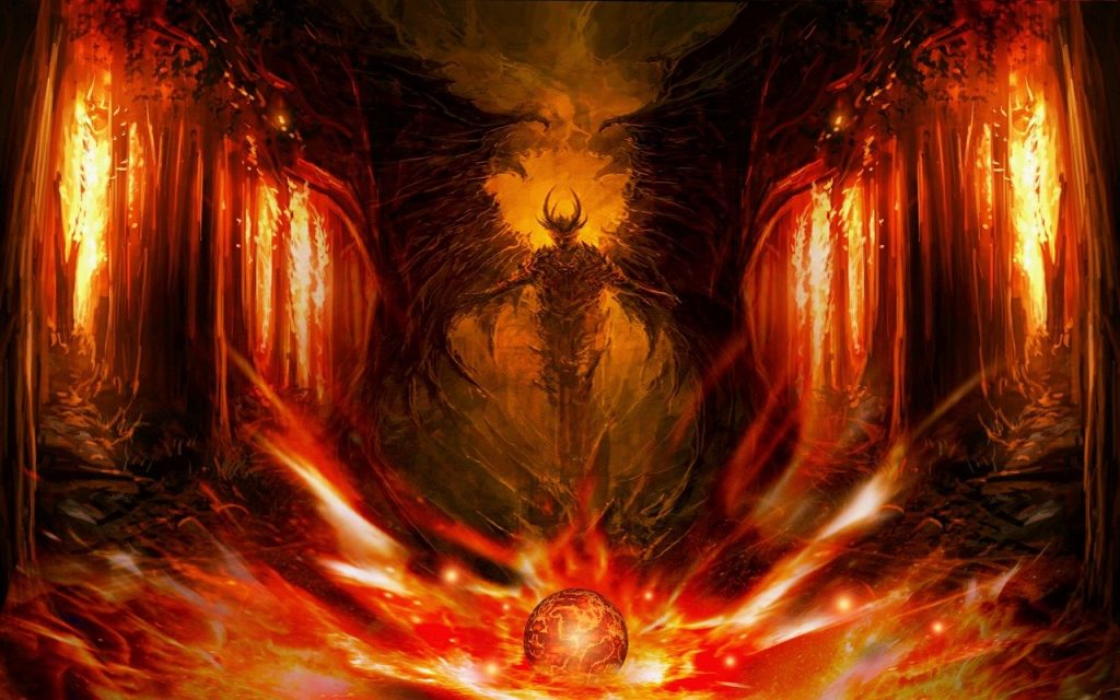 devil, fire, hell, Demon Balor