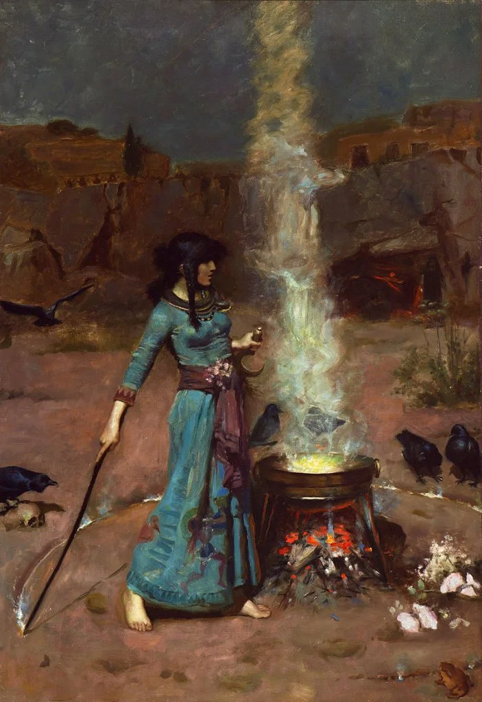 A ritual magician standing within an inscribed circle, representing the Master of Circles prestige class