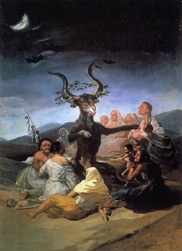 By Francisco Goya - Web Gallery of Art:   Image  Info about artwork, Public Domain, https://commons.wikimedia.org/w/index.php?curid=15461664, Witch Traditions