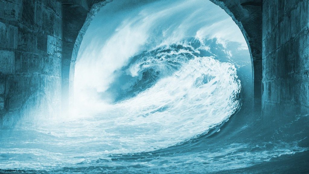 wave, tsunami, manipulation