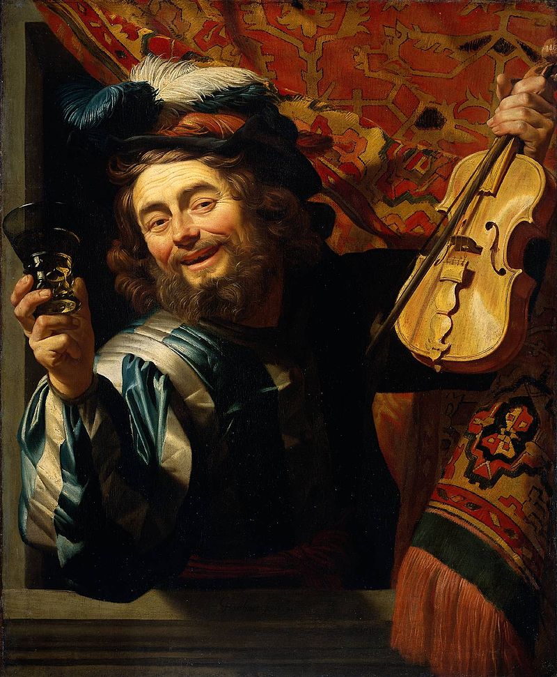 By Gerard van Honthorst - www.rijksmuseum.nl : Home : Info : Pic, Public Domain, https://commons.wikimedia.org/w/index.php?curid=403589, Minstrel 