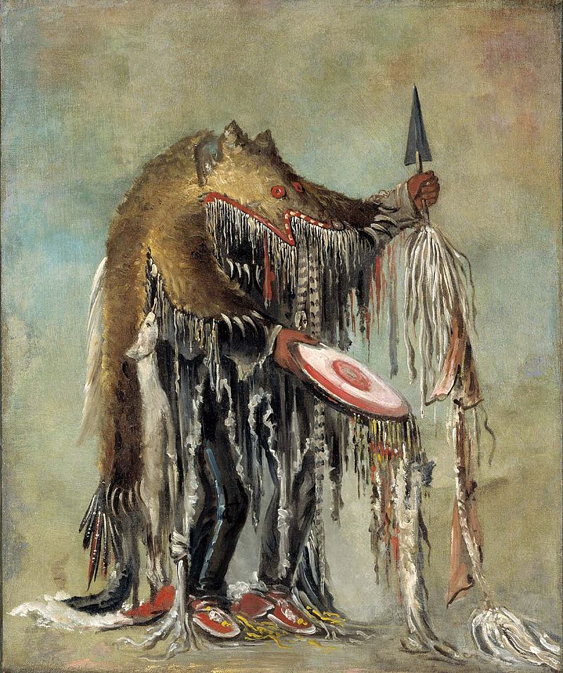 By George Catlin - http://americanart.si.edu/collections/search/artwork/?id=4271, Public Domain, https://commons.wikimedia.org/w/index.php?curid=6322115, Shaman