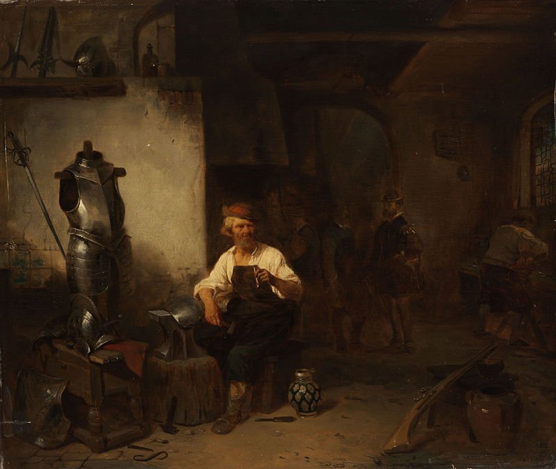 By Willem Linnig der Ältere (1819-1885) - Hampel Kunstauktionen, Public Domain, https://commons.wikimedia.org/w/index.php?curid=20776096, Master Crafter