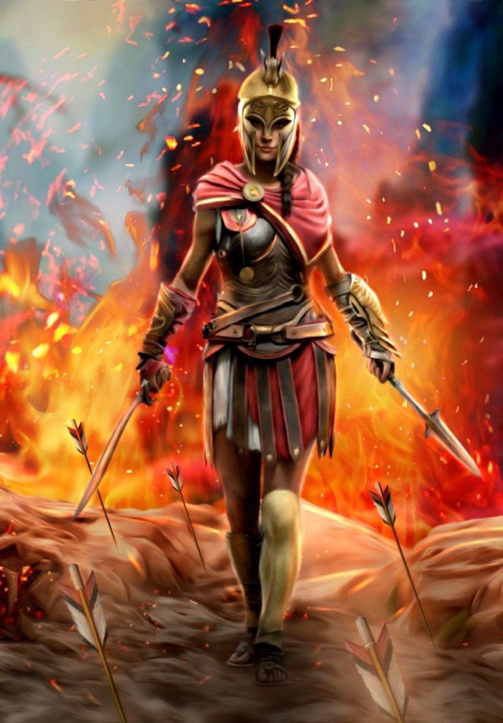 woman, soldier, arrows, Divine Battle Mastery