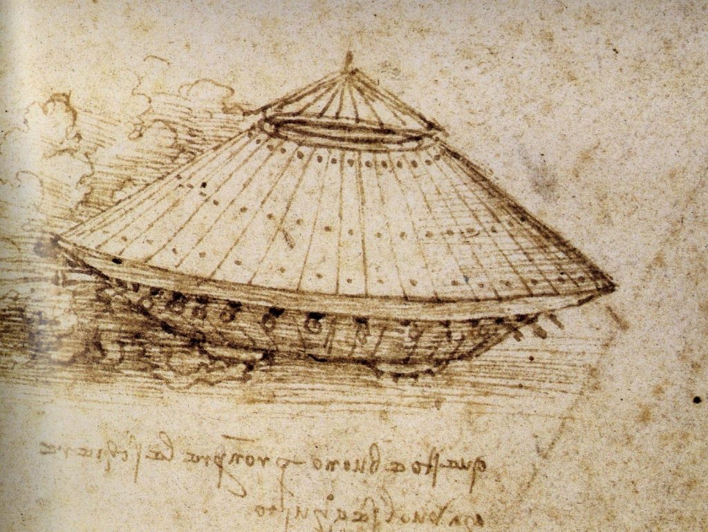Leonardo da Vinci, design for a tank. Date late 15-early 16th century, Dreadnaught