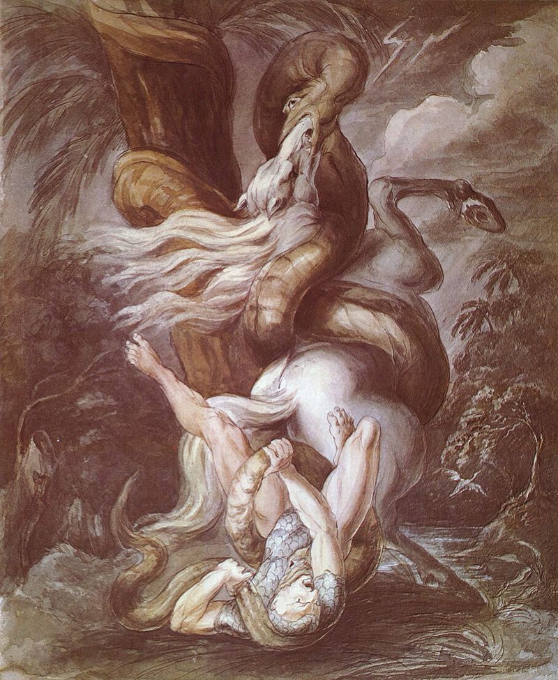 By Henry Fuseli - The Yorck Project (2002) 10.000 Meisterwerke der Malerei (DVD-ROM), distributed by DIRECTMEDIA Publishing GmbH. ISBN: 3936122202., Public Domain, https://commons.wikimedia.org/w/index.php?curid=151192,  Snake, Constrictor, (Anaconda) 