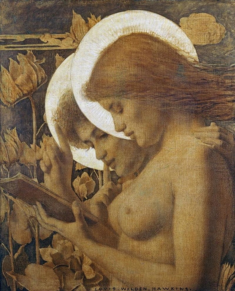 By Louis Welden Hawkins - Auction Zip, Public Domain, https://commons.wikimedia.org/w/index.php?curid=3490434, Crown of Flame