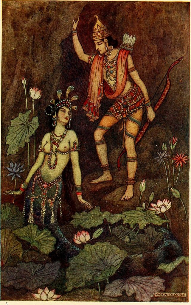 Arjuna By Internet Archive Book Images - Image from page 348 of "Indian myth and legend" (1913), No restrictions, https://commons.wikimedia.org/w/index.php?curid=39638432