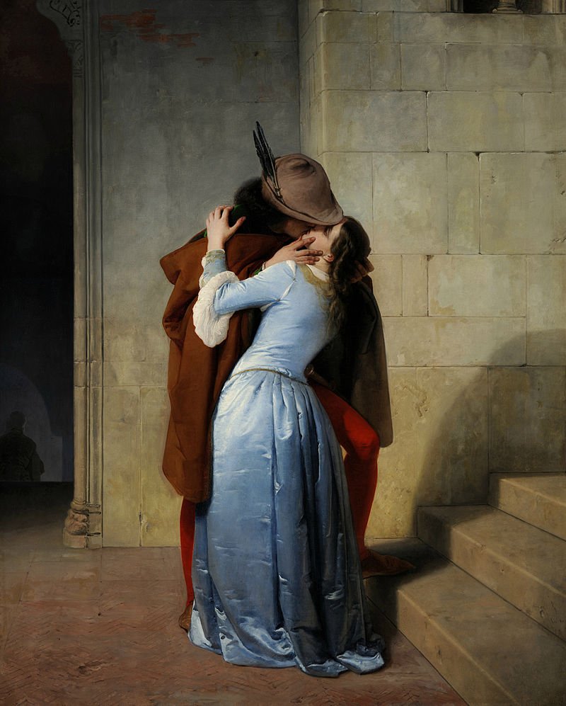 By Francesco Hayez - Web Gallery of Art:   Image  Info about artwork, Public Domain, https://commons.wikimedia.org/w/index.php?curid=17614288, Seduction