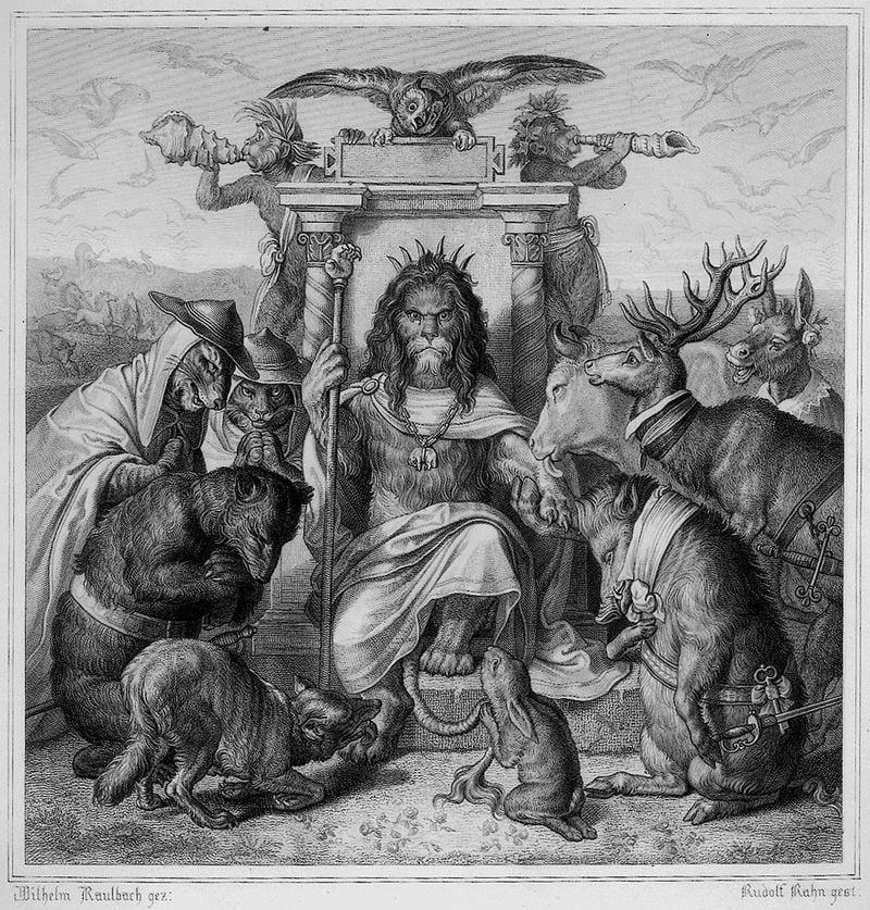Dire Werelion, By After Wilhelm von Kaulbach - Galerie Bassenge, Public Domain, https://commons.wikimedia.org/w/index.php?curid=21049407