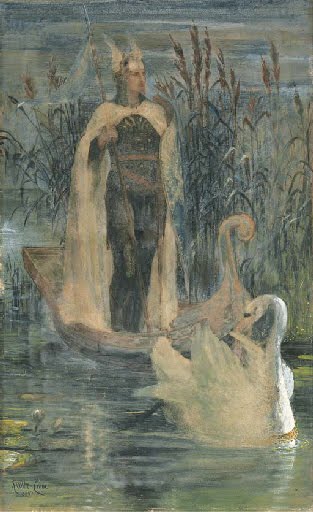 By Walter Crane - Pre Raphaelite Art, Public Domain, https://commons.wikimedia.org/w/index.php?curid=11617598, Lohengrin