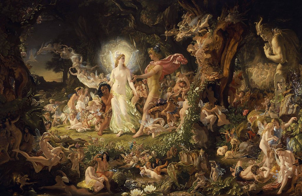 Titania, By Joseph Noel Paton - Google Art Project: Home – pic Maximum resolution., Public Domain, https://commons.wikimedia.org/w/index.php?curid=20330886
