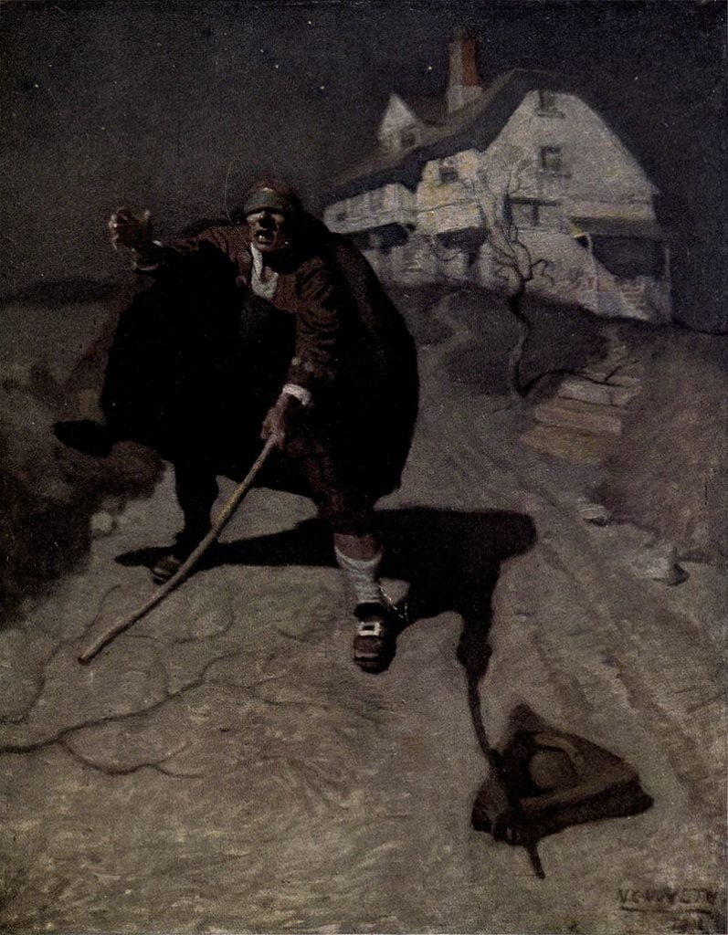 By N. C. Wyeth - Transferred from en.wikisource to Commons by Billinghurst using CommonsHelper. Or: http://www.openlibrary.org/details/treasureisland00steviala, Public Domain, https://commons.wikimedia.org/w/index.php?curid=7128612, Blind Pew