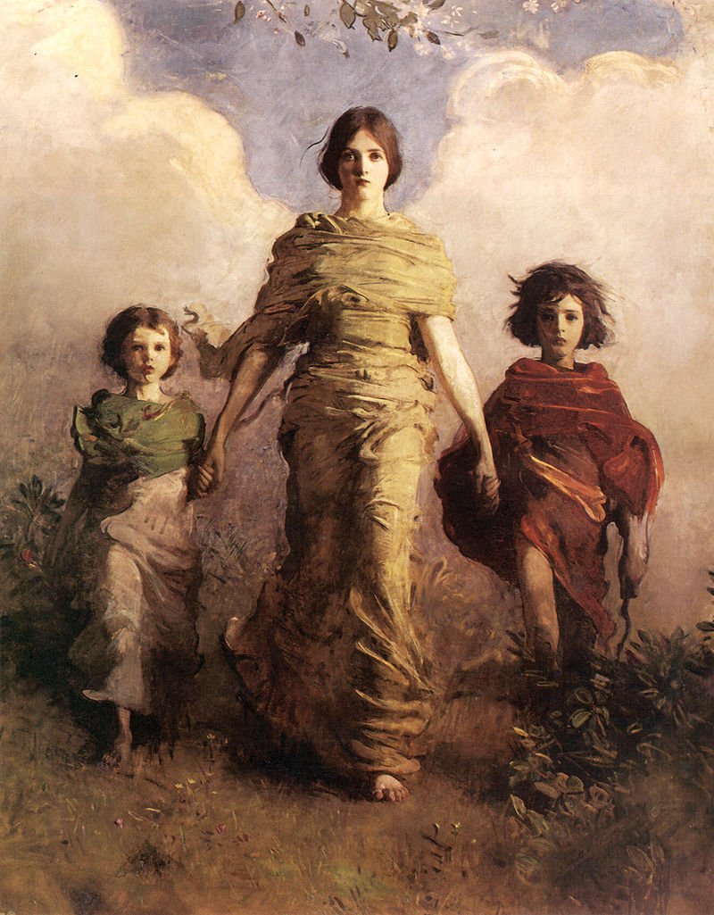 By Abbott Handerson Thayer - from Smithsonian page, Public Domain, https://commons.wikimedia.org/w/index.php?curid=651263, Protection from Evil