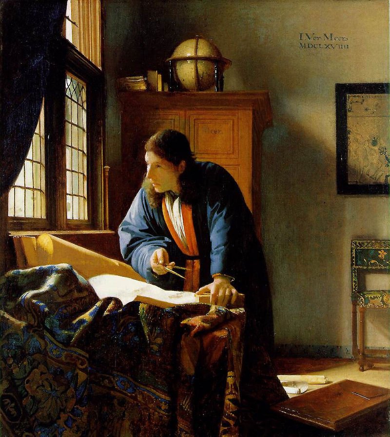 Skill, Knowledge, Geography, By Johannes Vermeer - Unknown, Public Domain, https://commons.wikimedia.org/w/index.php?curid=236121